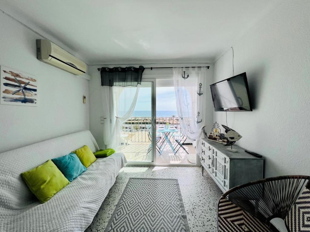 엠푸리아브라바 Sylvia 4A - Estudio En Primera Linea De Mar - Centrico - Terraza Vista Mar - Playa - Wifi 아파트 외부 사진